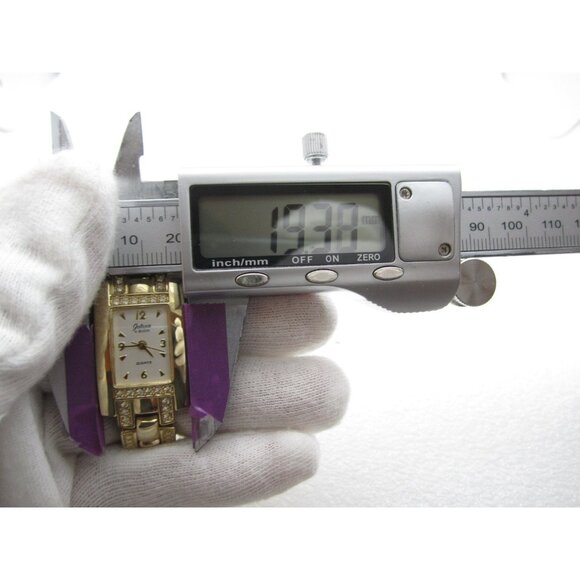 Women Galaxie By Elgin Quartz WR Analog 19mm Tank Watch (H936) "New Battery" - Picture 2 of 10